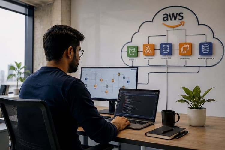 a snapshot of hire dedicated aws developers