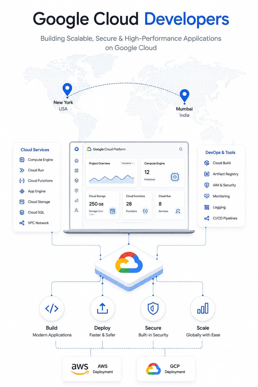 a snapshot of google cloud developers