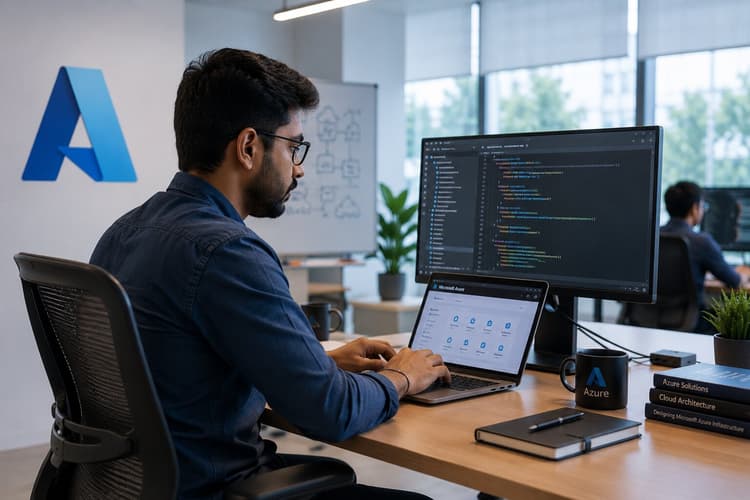 a snapshot of hire azure developers