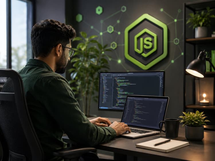 a snapshot of node.js developers